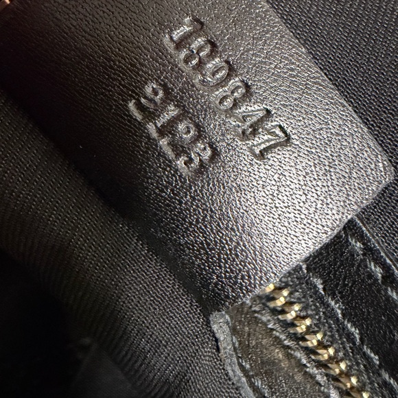 Black Leather Sabrina Medium Boston Bag - Picture 8 of 13